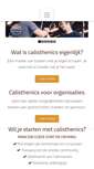Mobile Screenshot of calisthenicsnederland.nl